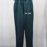 Palm Angels Pants Black and White Striped Casual Trousers Sports Pants