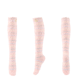 Winter Thick Knit Thigh High Socks Long Stockings Boot Autumn and Winter Coral Fleece over the Knee Women's Socks