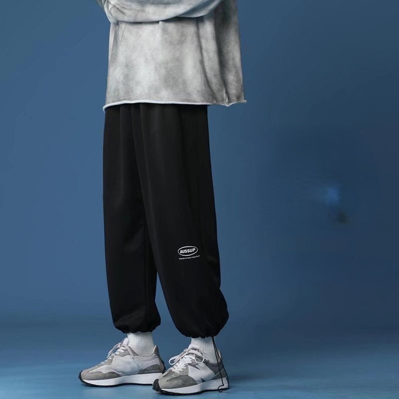 Men Pants Men's Spring and Autumn Loose Casual Pants Autumn