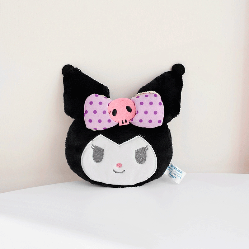 My Melody Bag Cute Clow Beige Khaki than Pc Dog Plush Coin Purse AirPods Earphone Bag Traffic Card Package Kulomi