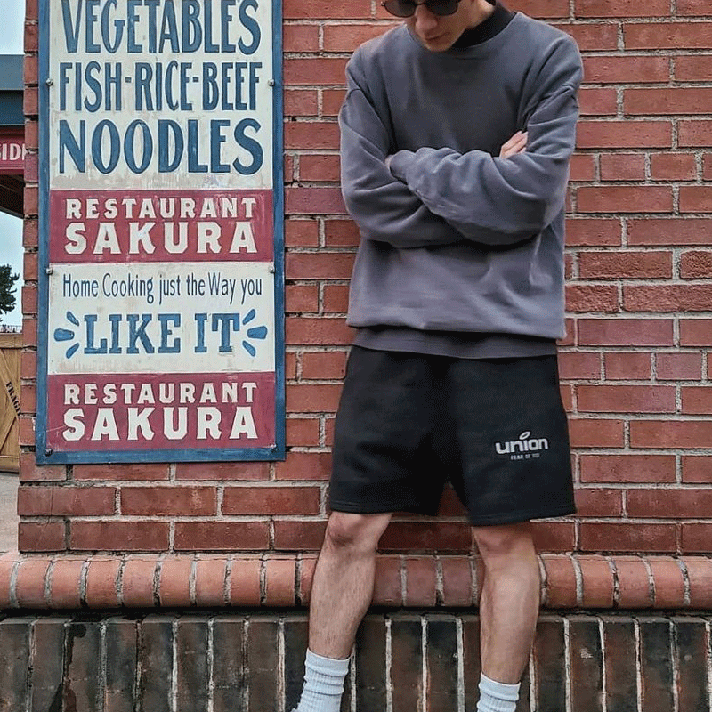 Fog Fear of God Essentials Shorts Multiline Velvet Shorts Drawstring Loose Casual Sweatpants