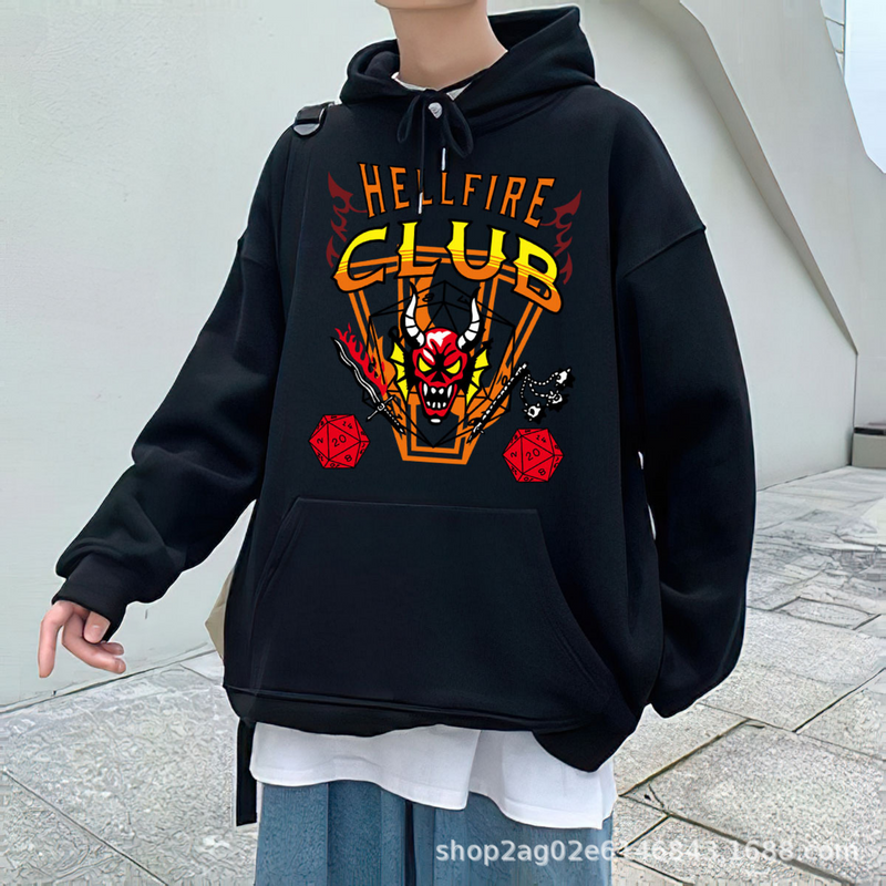Stranger Things Hoodie Stranger Things Sweatshirt Hoodie Printed Casual Sweatshirt