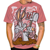 Bugs Bunny Shirt Men's Short-Sleeved Printed T-shirt