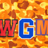 WGM Shirt Cartoon Camouflage Shark Print round Neck Short Sleeve T-shirt