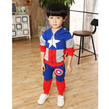 Children Boy Co Ord Captain America Sport 2 Piece Set