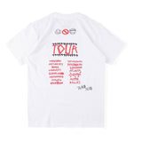 Travis Scott Astroworld Shirt Travis Scott Nature Still Draws a Crowd Shirt Line Short Sleeve T-shirt