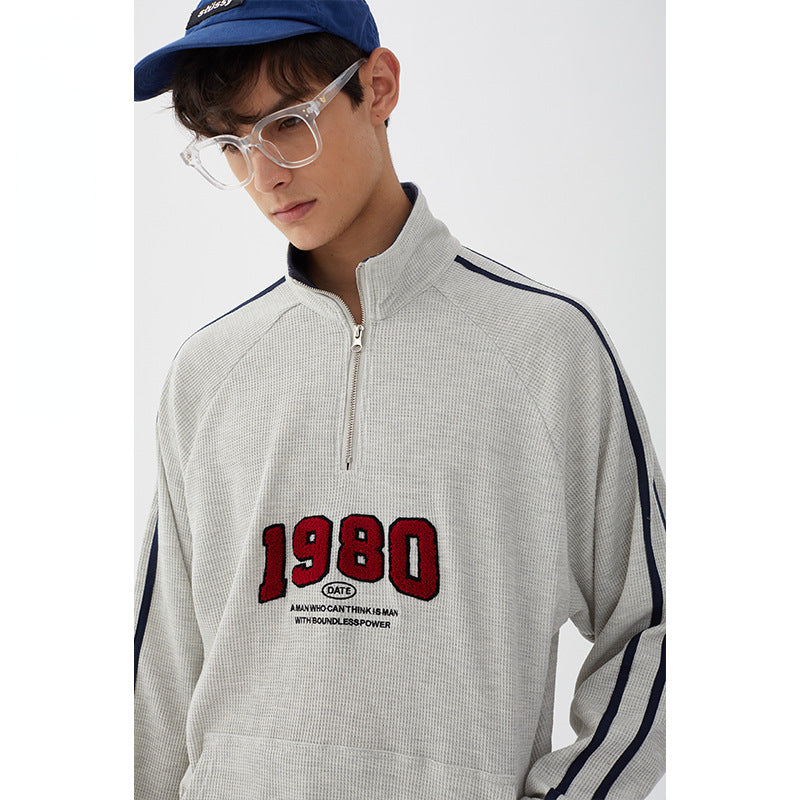 Preppy Aesthetic Sweatshirt Loose Sweater Men's Casual