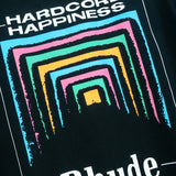 Rhude T Shirt Abstract Tunnel Printed Loose T-shirt