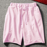 Men Sports Flex Shorts Solid Color Sports and Fitness Shorts Loose