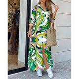 Nina Parker Graffiti Dress Long Sleeve Printed Shirt Dress