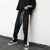 Men Pants Retro Loose Straight Casual Pants Men's Clothing