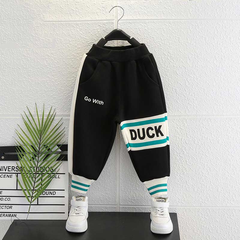 Toddler Boys Pants Small Yellow Duck Boys' Pants Autumn Leisure