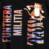 WGM Closing Tiger Head Printed Pullover Sweatshirt round Neck
