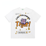 Preppy Aesthetic T Shirt Printed T-shirt Cotton Short Sleeve T-shirt