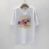 Rhude T Shirt Limited Rhude Casual Hip Hop Summer Loose round Neck