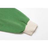 Saint Michael Hoodie Color Block Embroidery Loose-Fitting Hoodie