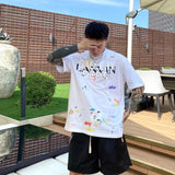 Gallery Dept Splash Ink Hand-Painted T-shirts Men and Women