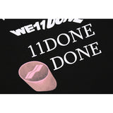 We11 Done T Shirts Puff Print Letter Logo For Men And Women