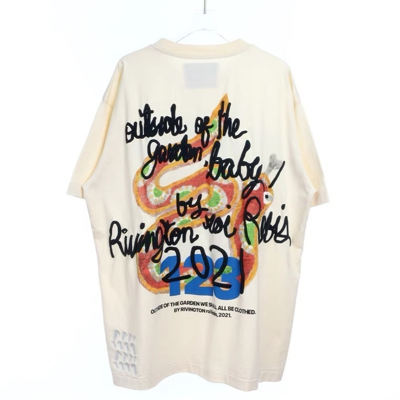 Preppy Aesthetic T Shirt Printed Short Sleeve Retro Washed T-shirt