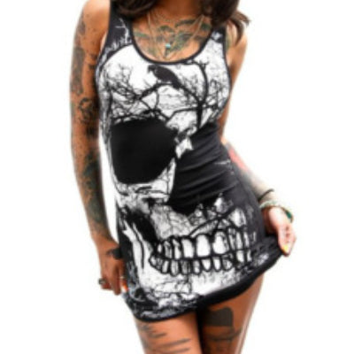 Skull Dress Sexy Skull Dress