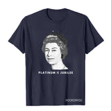 Inspired by Queen's Platinum Jubilee 2022 Elizabeth 70 Years T-shirt Figure Short Sleeve T-shirt