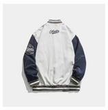 Cream Color Varsity Jacket Baseball Uniform Jacket