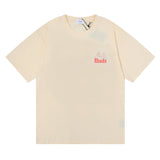 Rhude T Shirt Sailboat Print Hip Hop Men and Women Couple Style