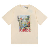 Rhude T Shirt Angel with Gods Help Men and Women