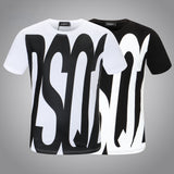 Dsq2 T Shirt Casual Sports Printed Short Sleeve Summer Men