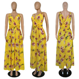 Nina Parker plus Size Dresses Sexy Strap Beach Chiffon Dress