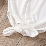 Knotted Baby Gown Baby Sleeping Bag Anti-Kicking Blanket Pajamas