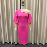 Nina Parker plus Size Dresses Sheath off-the-Shoulder plus Size Dress