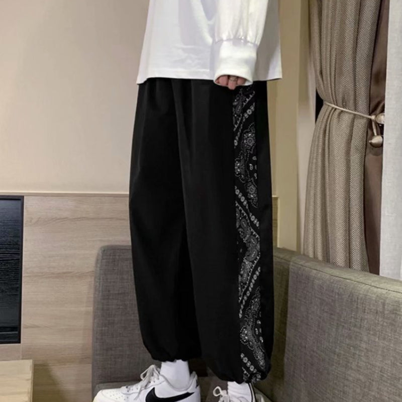 Men Pants Ice Silk Casual Pants Men's Summer Sports Loose