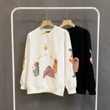 Jesus Is King Merch Hoodie Autumn and Winter round Neck Coat Popular