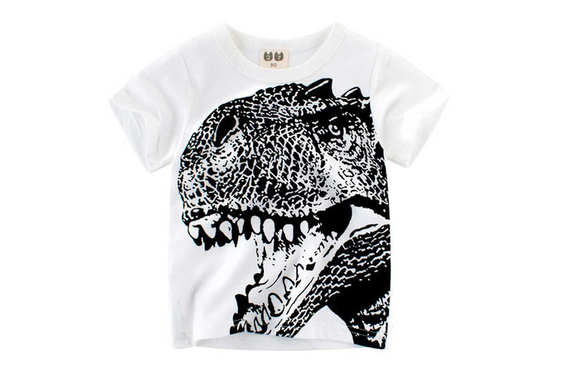 Summer Tops Summer Boy's Short-Sleeved T-shirt Bottoming Shirt