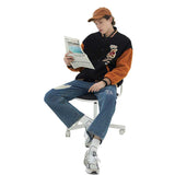 The Bears Varsity Jacket Heyhenry Brushed Jacket Casual Bear Letter College Jacket Jacket Men and Women Couple's Tops