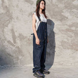 Man Fall Outfits Cargo Pants Casual Suspenders Pants Men's Business Shirt Pants Suspenders