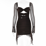 Olivia Wilde See through Dress Hollow-out Tight Dress Fashion Sexy