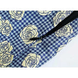Women Fall Fall Flower Decoration High Waist Hollow-out Skirt Hip Skirt