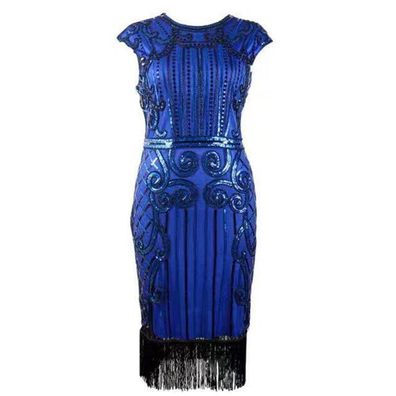 1920S Dress Retro Sequin Bead Dress