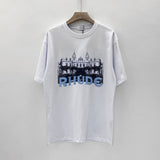 Rhude T Shirt Limited Rhude Hip Hop Summer Loose