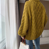 Preppy Aesthetic Sweater Autumn and Winter Clothes Women Loose round Neck