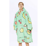 Hoodies Blankets Lambswool Double-Layer Large Size Home Casual Wear Lazy