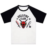 Hellfire Club Shirt Skull and Weapon T-shirt