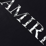Amiri T Shirt Short Sleeve Art Letter Print Hip Hop Half Sleeve T-shirt