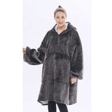 Hoodies Blankets Lambswool Double-Layer Large Size Home Casual Wear Lazy