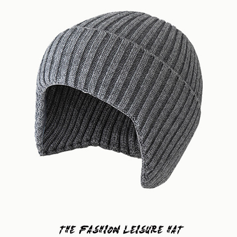 Toboggan Hat Casual Autumn and Winter Men and Women Knitted Hat Warm
