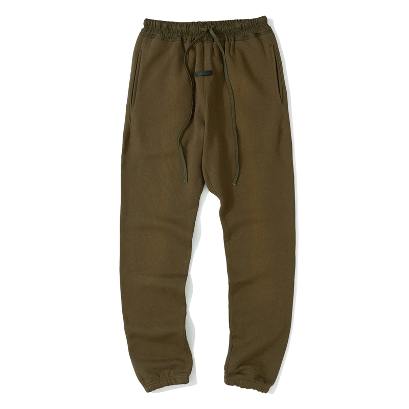 Fog Fear of God Essentials Pant Drawstring Ankle-Tied Leisure Loose High Street Velvet Sweatpants