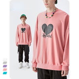Preppy Aesthetic Sweatshirt Men's Autumn Printed Loose Casual Men