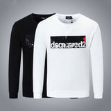 Dsq2 Hoodie DSQ Lian D2 Three-Dimensional Printed Sweater Trendy Men's Autumn and Winter
